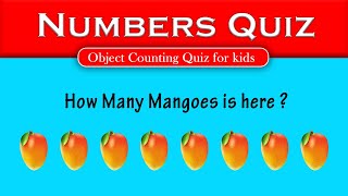 How Many? Counting Quiz - Game for Kids Numbers Kindergarten Preschoolers - Mathematics