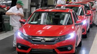 Honda Civic Factory tour: Secrets of US Honda $3.9 Billion Car Factory: Inside Honda Assembly line