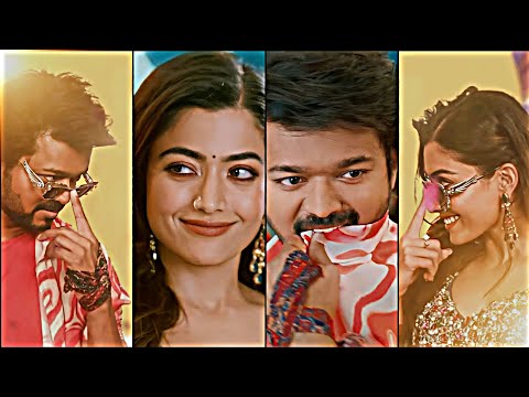 Ranjithame 💞song whatsapp status |varisu|#thalapathyvijay #rashmikamandanna #sstaman