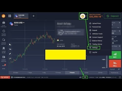 Cara  menyesuaikan platform IQ Option