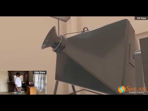 Blender - Pharma Production Equipment - Virtual Reality Application