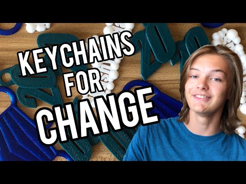 3D Printing Custom Keychains for Change