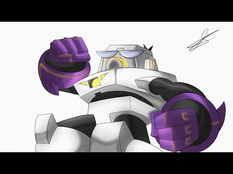 Procreate Timelapse of Dexter’s Robot mech