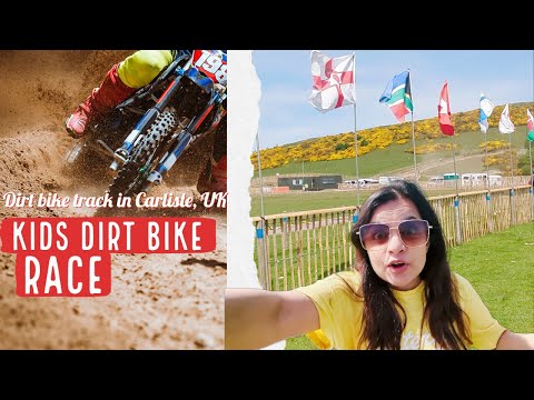 Watch kids ride dirt bikes | Dirt bike race in the UK | Carlisle | Lake District | Kids fun activity