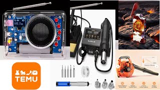 TEMU cool gadgets review - Soldering station, DIY electronic kit and more