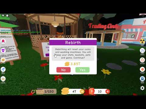 Rebirthing for the 1st time in Laundry Simulator