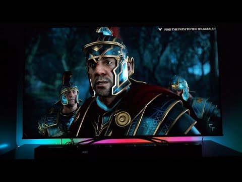 Hisense H9F QLED Gaming| Ryse Son Of Rome| Xbox One X Gameplay