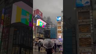 POV: it’s a rainy day in Tokyo ☔️ #tokyo #japan #travel #rain #rainyday #tokyorain #shinjuku