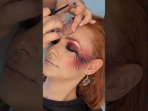O processo da Maquiagem artística usei @ColormakeOficial  🥰 #makeuptutorial #maquiagemartística