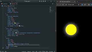 Create Solar System Animation Using HTML & CSS