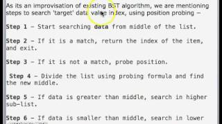 Interpolation Search