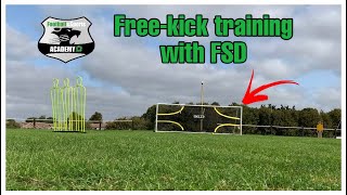 Free-kick Training with FSD Academy | Top Bins👀