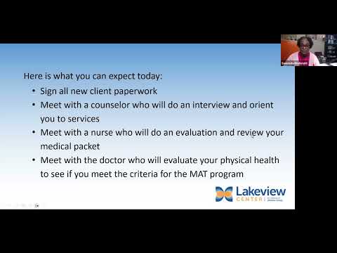 New client orientation to Medication-Assisted Treatment