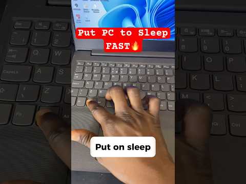 Put Your PC to Sleep Using Just Your Keyboard! (No Mouse Needed) #shorts #sleepmode #pctips #pc