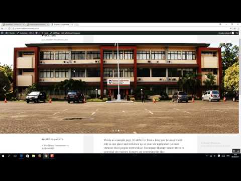 Mengganti thema wordpress_Telkom University