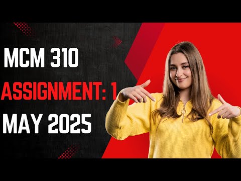 MCM310 Assignment Solution | Journalistic Writing | Complete Answer  #english #virtualuniversity