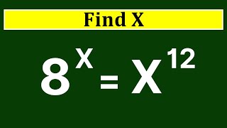 Nice Exponent Math Simplification | Find the Value of X