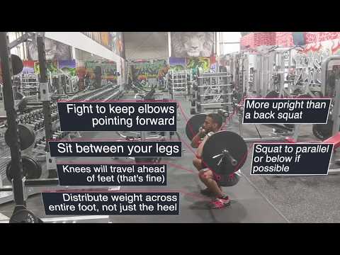 How To Do Front Squats With Good Squat Form