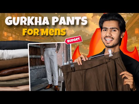Best Gurkha Pants that Will Enhance Your Old Money Outfits & Formal Outfits 🔥