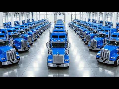 How Kenworth Produces Long‑Haul Trucks Daily | Inside the U.S. Truck Plant (Full Process)