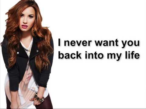 Demi Lovato ft. Cher Lloyd-Really don't care(Lyrics+pictures)