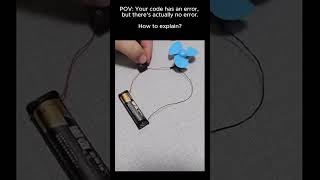Your code has an error, but there’s actually no error #funny  #developer #dilemma#programmer #code