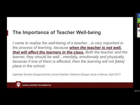 Supporting Teachers in a Crisis - Teacher Well-Being and Self Care (Webinar 2)