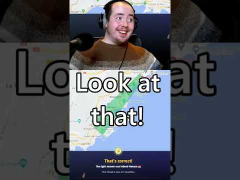 I Know Monaco From Cars 2! | Geoguessr Clip #shorts