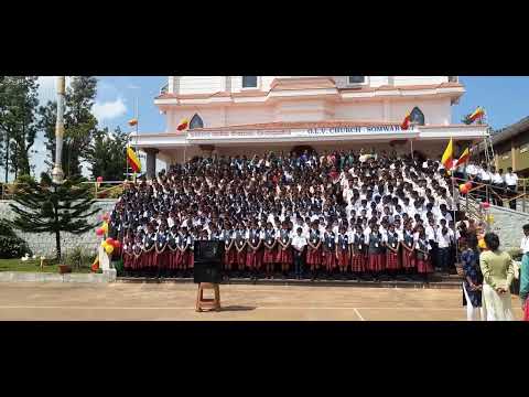 ಕೋಟಿ ಕಂಠ ಗಾಯನ||ಸಂತ ಜೋಸೆಫರ ವಿದ್ಯಾಸಂಸ್ಥೆಗಳು||ಸೋಮವಾರಪೇಟೆ
