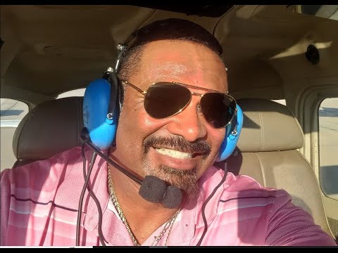 My first flight lesson.