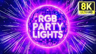 LED RGB Party Lights – Flashing Disco Lights with Dance & Disco Music