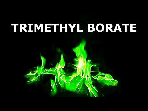 Making a Liquid that Burns with a Green Flame - Trimethyl Borate