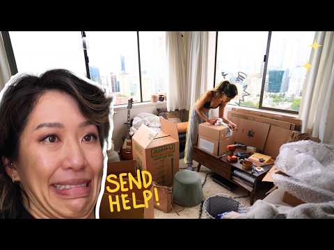 When a Hoarder Has to Declutter | MOVING VLOG - PART 1