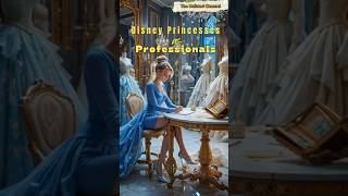 DISNEY PRINCESSES AS PROFESSIONALS #Disney #Realistic #Shorts #FantasyToReality #ModernDisney