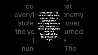 Everything Stolen Will Be Returned 100-Fold | A Word of Authority