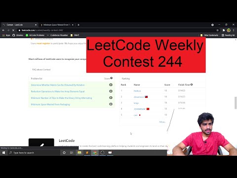 LeetCode Weekly Contest 244 | Explaining While Participating | All Problems