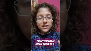 Privacy Settings of Google Chrome in Phones #cyberaware #cybersecurity #mobilephone #privacy