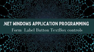 Windows App Programming Part1||Form||Label||TextBox||Button||Ravinder Gattu||Gattu Tutorials