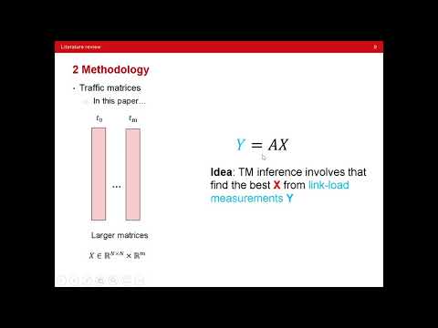 【literature review10】Spatio-Temporal Compressive Sensing and Internet Traffic Matrices