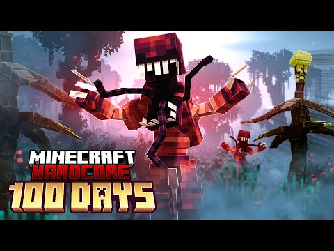 I Survived 100 Days in an Mutating Parasite Apocalypse in Hardcore Minecraft