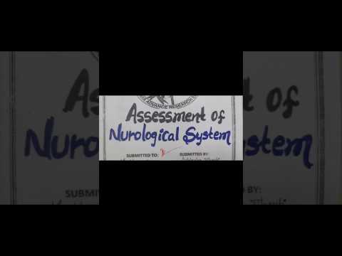Assessment of neurological system #medicos #bscnursing #assessment #neurologicalsystem #shorts