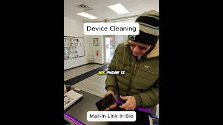 DEVICE CLEANING FOR CUSTOMER!!!! #brokenfix #smartphone #education #automobile #problemfix