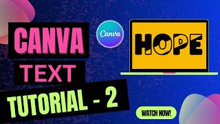 Canva Tutorial #2 | How to Create Stunning Text Titles in Canva?