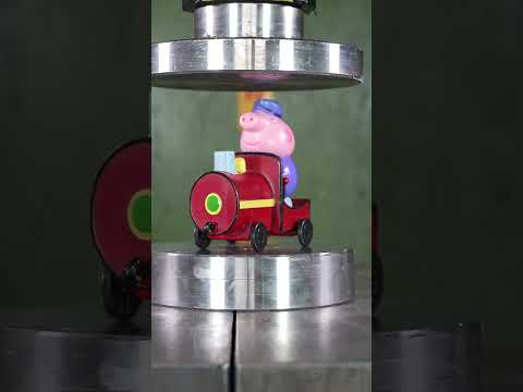 🐖🐷 HPC Reaction Short video#peppapig #hpcreation #hydraulicpress #surprise #foryou #shorts #ytshort