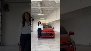 2025 Toyota Corolla Hatchback XSE in stunning Inferno Red 🚗 #goauto #toyota #corollahatchback