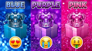 Choose Your Gift! Blue, Purple or Pink 💙💜💗 How Lucky Are You? 😱 Quiz Kingdom