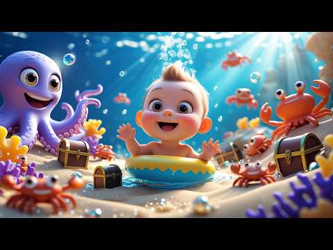Baby’s Underwater Fantasy World 🌊🐠 | Magical Ocean Adventure for Kids | Learn Colors & Sea Life