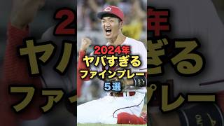 2024年ヤバすぎるファインプレー５選 #プロ野球 #阪神タイガース #広島東洋カープ #矢野雅哉