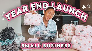 Small Business Vlog 🍂👀 New Year-End Product Reveal, Scrunchies, Carry All Bags & More ✨