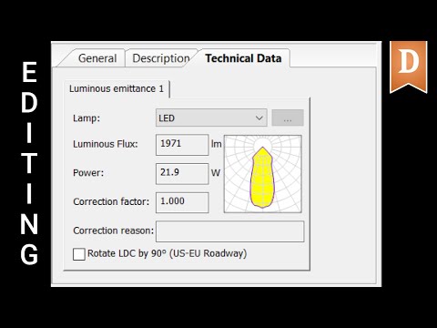 How to Change Lumens in DIALux